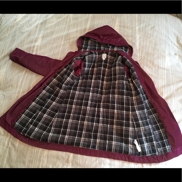 ROXY Jacket plumb purple double breasted with hood - Picture 3 of 8